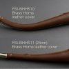 Brass Horn with Leather